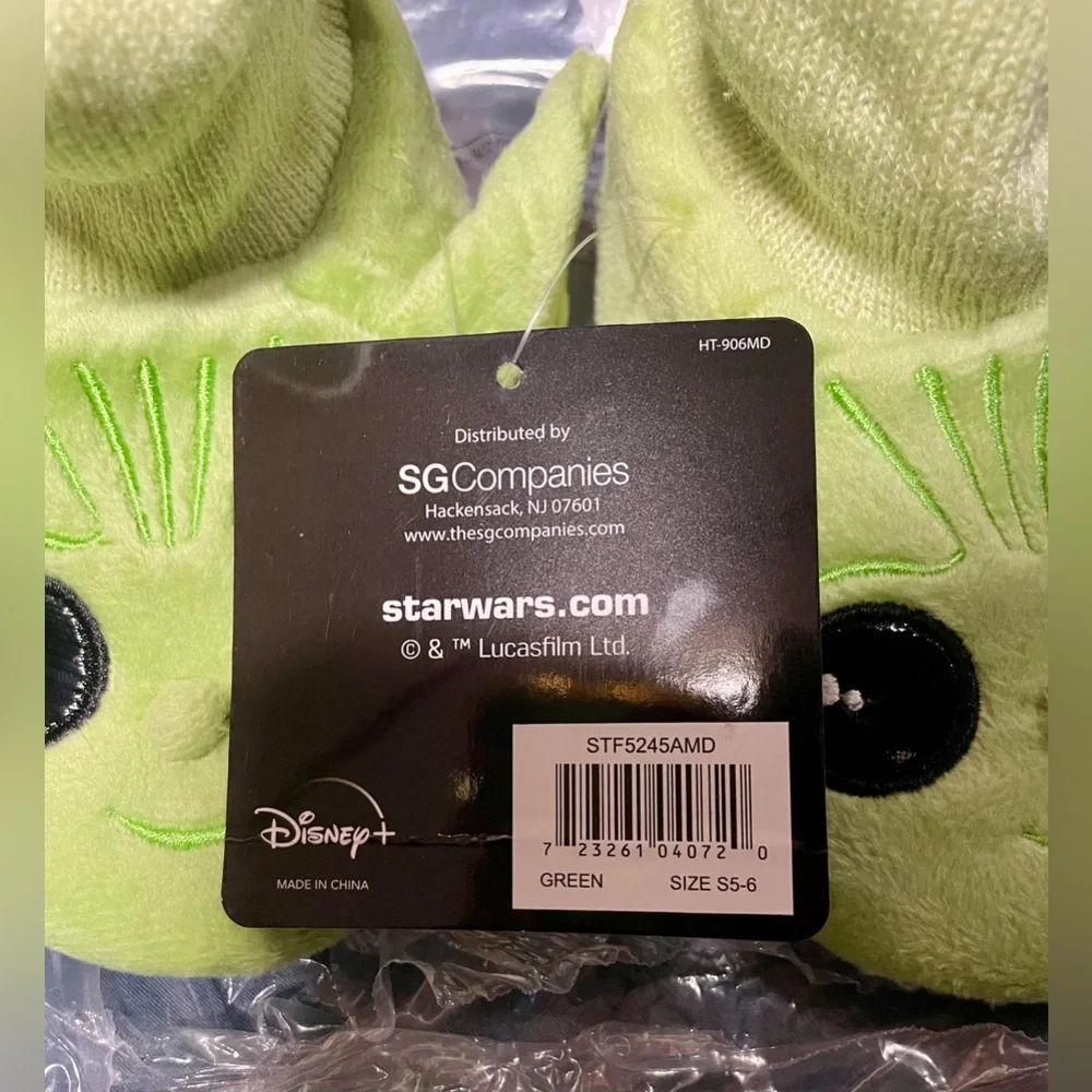Disney Star Wars | The Mandalorian Grogu Baby Yoda Slippers - NWT | Toddler 5/6